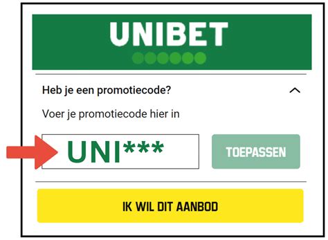 unibet promotiecode brand